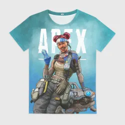 Женская футболка 3D Apex Legends Lifeline