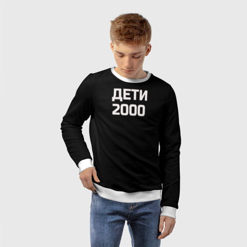 Детский свитшот 3D ДЕТИ 2000, цвет 3D печать - фото 3