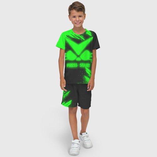 Детский костюм с шортами 3D Brawl Stars 8-Bit, цвет 3D печать - фото 3