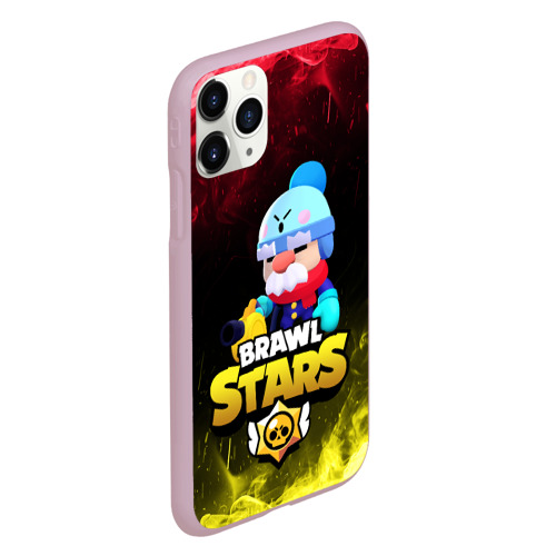 Чехол для iPhone 11 Pro матовый GALE BRAWL STARS, цвет розовый - фото 3