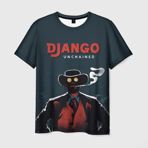 Мужская футболка с принтом Django, вид спереди №1