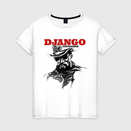 Женская футболка хлопок Django, цвет белый