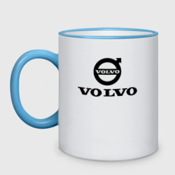 Кружка двухцветная Volvo