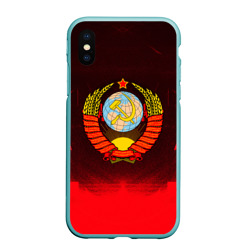 Чехол для iPhone XS Max матовый СССР