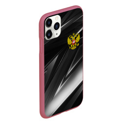 Чехол для iPhone 11 Pro Max матовый Россия - фото 2