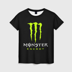 Женская футболка 3D Monster energy