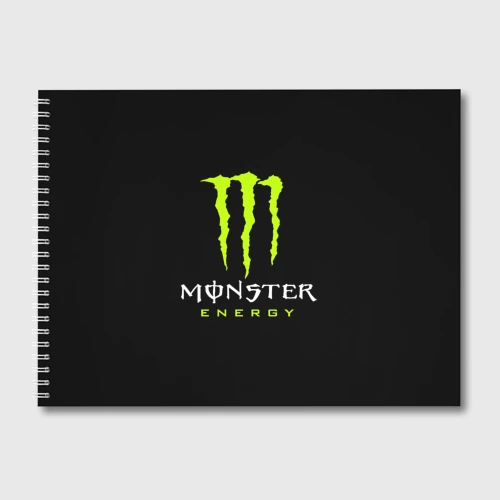 Альбом для рисования Monster energy