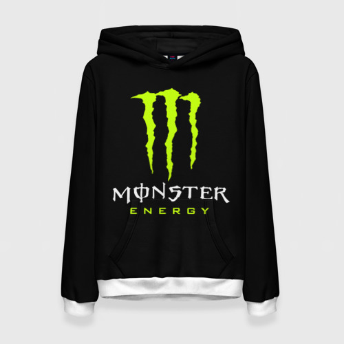 Женская толстовка 3D Monster energy, цвет 3D печать