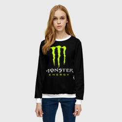 Женский свитшот 3D Monster energy - фото 2