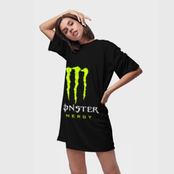 Платье-футболка 3D Monster energy - фото 2