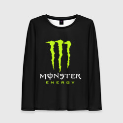 Женский лонгслив 3D Monster energy