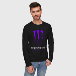 Мужской лонгслив хлопок Monster energy - фото 2