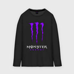 Мужской лонгслив oversize хлопок Monster energy