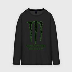 Мужской лонгслив oversize хлопок Monster energy