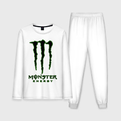 Мужская пижама с лонгсливом хлопок Monster energy