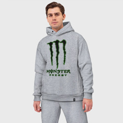 Мужской костюм oversize хлопок Monster energy - фото 2