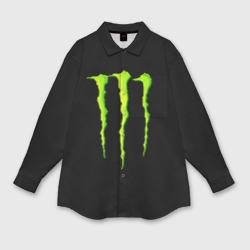 Мужская рубашка oversize 3D Monster energy