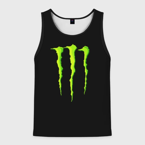 Мужская майка 3D Monster energy