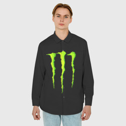Мужская рубашка oversize 3D Monster energy - фото 2