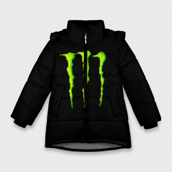 Зимняя куртка для девочек 3D Monster energy