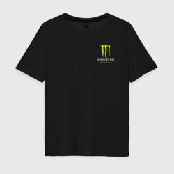 Мужская футболка хлопок Oversize Monster energy