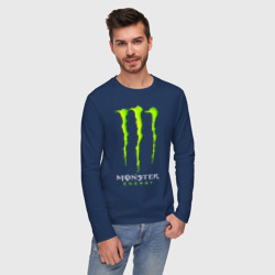 Мужской лонгслив хлопок Monster energy - фото 2