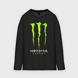 Мужской лонгслив oversize хлопок Monster energy