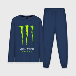 Мужская пижама с лонгсливом хлопок Monster energy