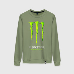 Женский свитшот хлопок Monster energy