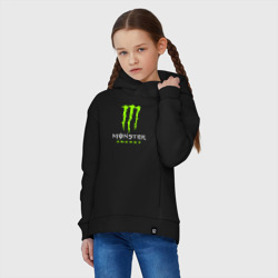 Детское худи Oversize хлопок Monster energy - фото 2