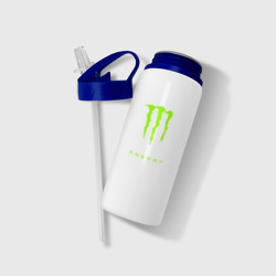 Бутылка для воды с трубочкой Monster energy - фото 2