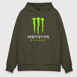 Мужское худи Oversize хлопок Monster energy