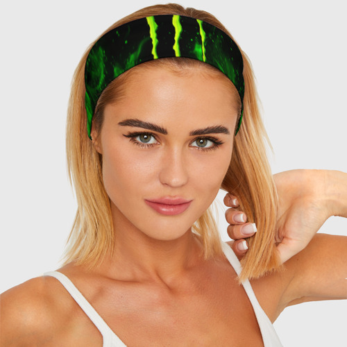 Повязка на голову 3D Monster energy - фото 3