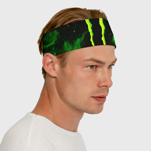 Повязка на голову 3D Monster energy - фото 6