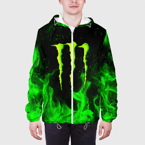Мужская куртка 3D Monster energy, цвет 3D печать - фото 4