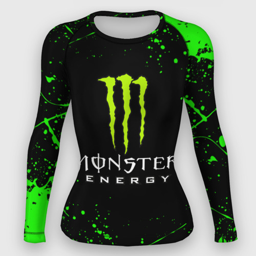 Женский рашгард 3D Monster energy, цвет 3D печать