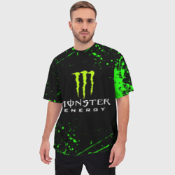 Мужская футболка oversize 3D Monster energy - фото 2