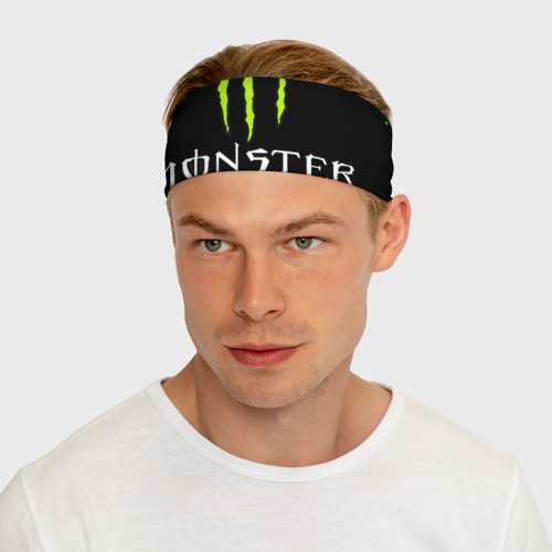 Повязка на голову 3D Monster energy - фото 5