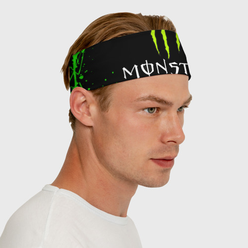 Повязка на голову 3D Monster energy - фото 6