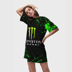 Платье-футболка 3D Monster energy - фото 2