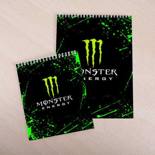 Скетчбук Monster energy, цвет белый - фото 4