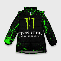 Зимняя куртка для девочек 3D Monster energy