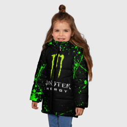 Зимняя куртка для девочек 3D Monster energy - фото 2