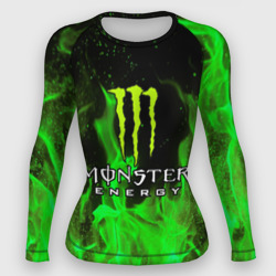 Женский рашгард 3D Monster energy