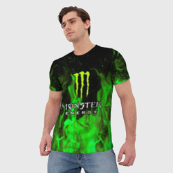 Мужская футболка 3D Monster energy - фото 2