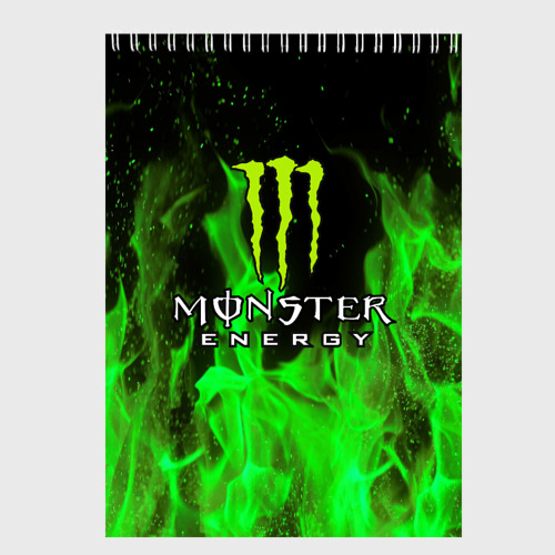 Скетчбук Monster energy, цвет белый