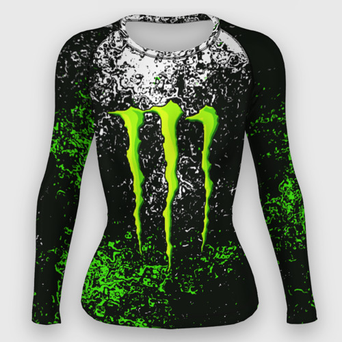 Женский рашгард 3D Monster energy, цвет 3D печать