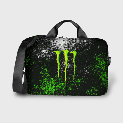 Сумка для ноутбука 3D Monster energy, цвет 3D печать