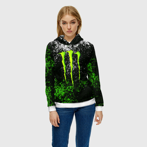 Женская толстовка 3D Monster energy - фото 3