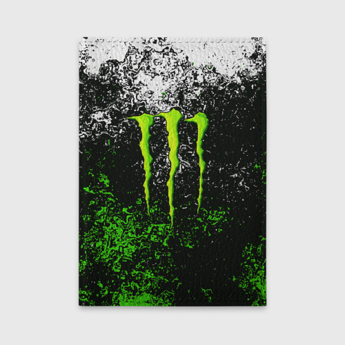 Обложка для автодокументов Monster energy, цвет оранжевый